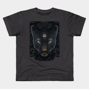 Panther Mandala - Woke Panther Kids T-Shirt